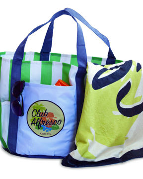 Towel Specialties. Skipper Bag & Beach Towel Set