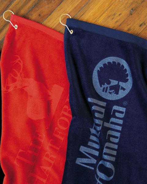 Picture of Turkish Signature Colored Ultraweight Golf Towel