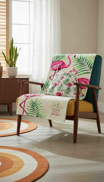 Picture of Playa colorfusion blended beach towel n tote