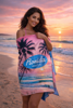 Picture of Colorfusion Double Sided Poly Velour Beach Towel