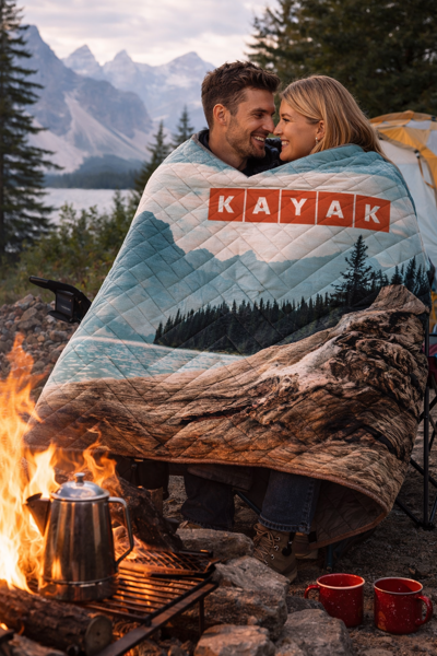 Picture of Chevron Quilted Blanket